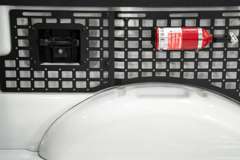 Ford F150 Bed Side Molle Panels - Passenger Side Full Set - Addictive Desert Designs - Hammer Black - `21-`27